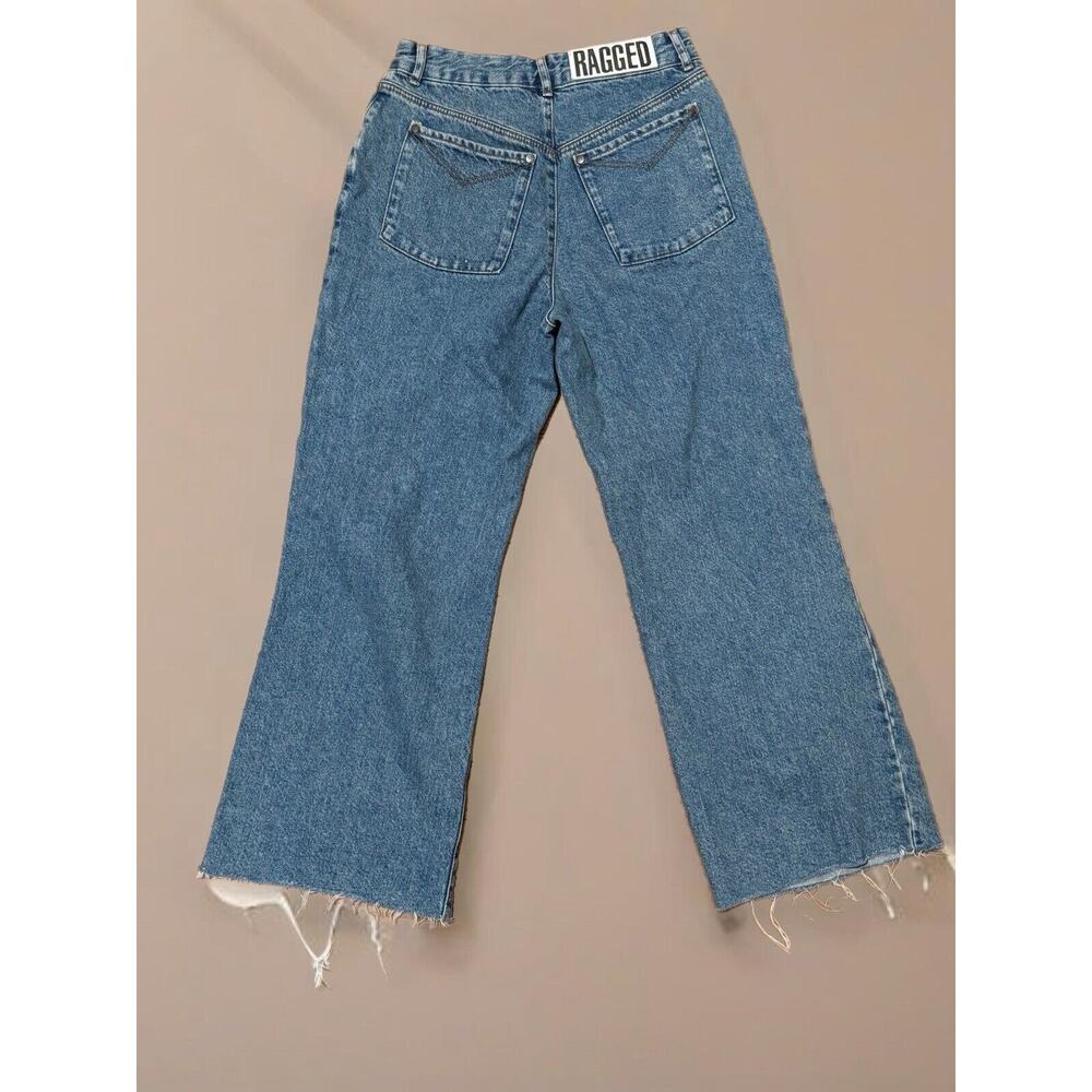 The Ragged Priest Women’s Cropped Flared Jeans High Waist Size 30 / 10